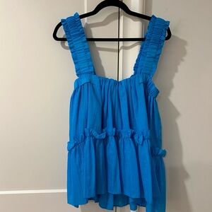 Brogger Size Small Tiered Babydoll Top
